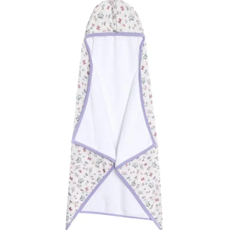 Copper Pearl Baby Bath Towels*- Disney Minnie Mouse's Bowquet Premium Big Kid Hooded Towel