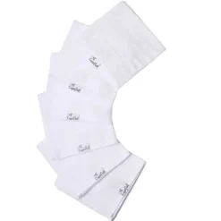 Copper Pearl Baby Washcloths*- 6Pk Baby Bath Washcloths, White