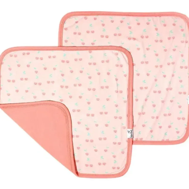 Copper Pearl Blankets & Quilts*- 2Pk Cheery 3-Layer Knit Security Blanket Set