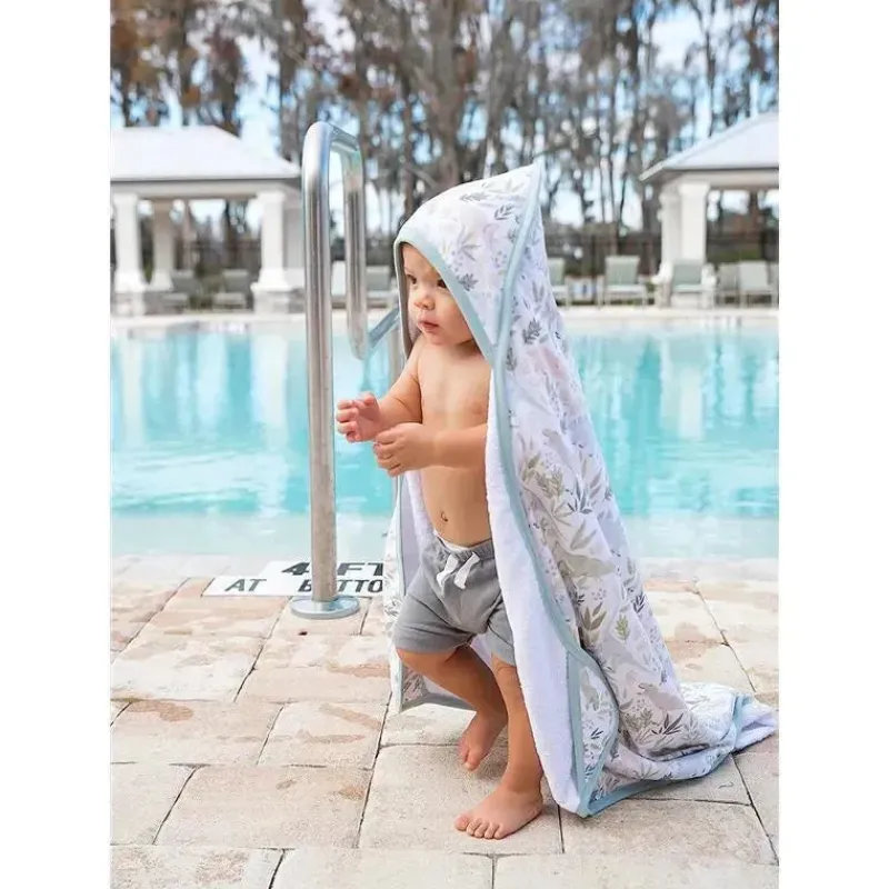 Copper Pearl Baby Bath Towels*- Rex Premium Knit Hooded Bath Towel