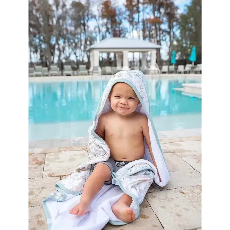 Copper Pearl Baby Bath Towels*- Rex Premium Knit Hooded Bath Towel