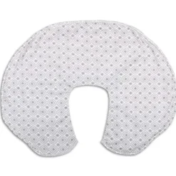 The Peanut Shell Pillows & Head Support*Cover for Extra-Large Nursing Pillow, Celeste Grey