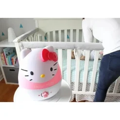 Crane Humidifiers & Purifiers*- Adorables Ultrasonic Humidifiers, 1 Gallon Cool Mist Air Humidifier, Hello Kitty