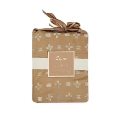 Crane Crib & Bed Sheets*- Baby Soft Cotton Crib Mattress Sheet, Copper Dash