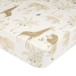 Crane Crib & Bed Sheets*- Baby Soft Cotton Crib Mattress Sheet, Animal