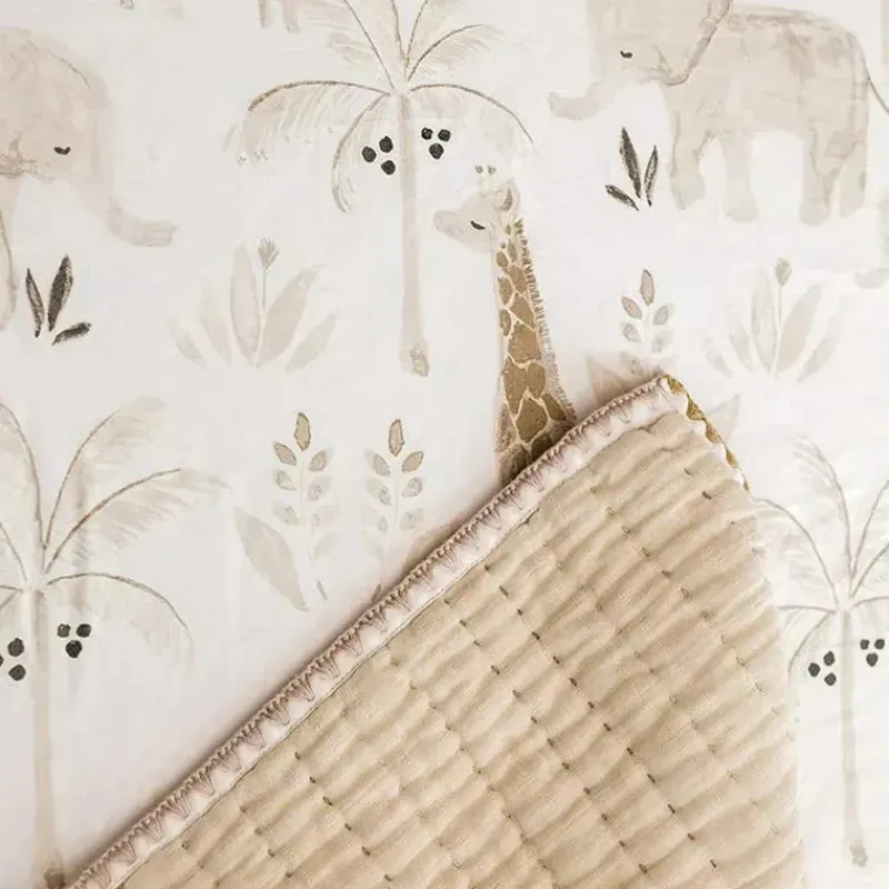 Crane Crib & Bed Sheets*- Baby Soft Cotton Crib Mattress Sheet, Animal