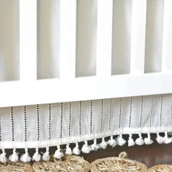 Crane Bumpers, Liners & Skirts*- Baby Wrap Around Bed Skirt for Crib