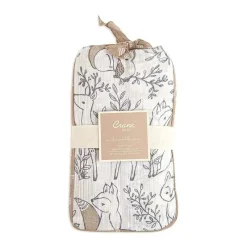 Crane Swaddles & Wearable Blankets*- 2Pk Baby Soft Muslin Swaddle, Woodland Animal