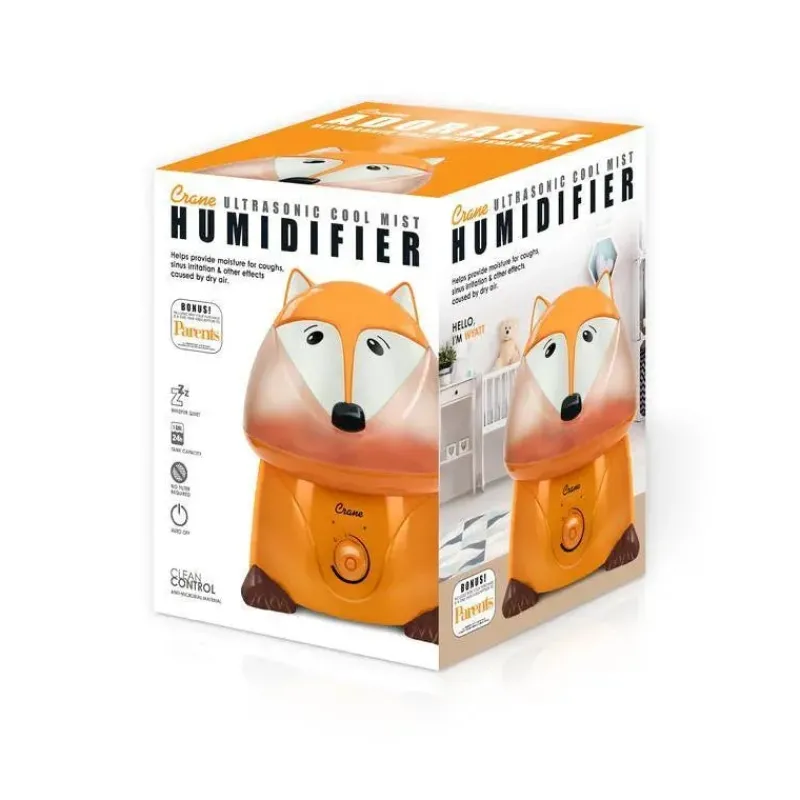 Crane Cool Baby Products|Gifts Over $50*Adorable 1 Gal. Ultrasonic Cool Mist Humidifier Fox