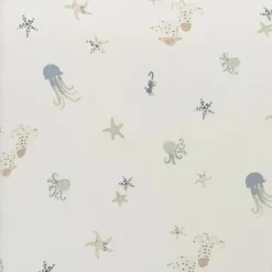 Crane Crib & Bed Sheets*Bedding - Cove Fitted Crib Sheet, Sea Life