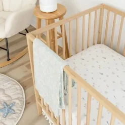 Crane Crib & Bed Sheets*Bedding - Cove Fitted Crib Sheet, Sea Life
