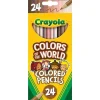 Crayola Coloring*- 24 Ct Colored Pencils, Colors Of The World
