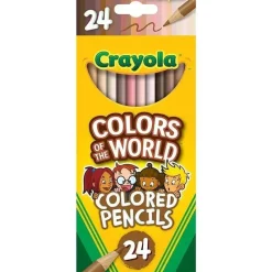 Crayola Coloring*- 24 Ct Colored Pencils, Colors Of The World
