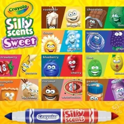 Crayola Toys For 3 Year Old|Coloring*- 10 Ct Silly Scents Sweet Dual-Ended Markers