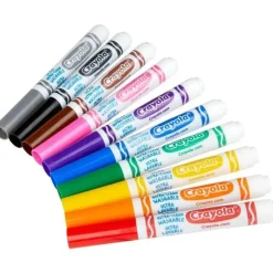 Crayola Coloring*- 10 Ct Ultra-Clean Washable Classic, Broad Line Markers