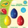 Kids Crayola Toys For 3 Year Old|Coloring*- 3 Ct Washable Egg Crayons