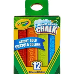 Crayola Coloring*- 12 Ct Washable Sidewalk Chalk