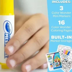 Kids Crayola Baby Shark|Toys For 3 Year Old*- Color Wonder Activity Pad, Baby Shark