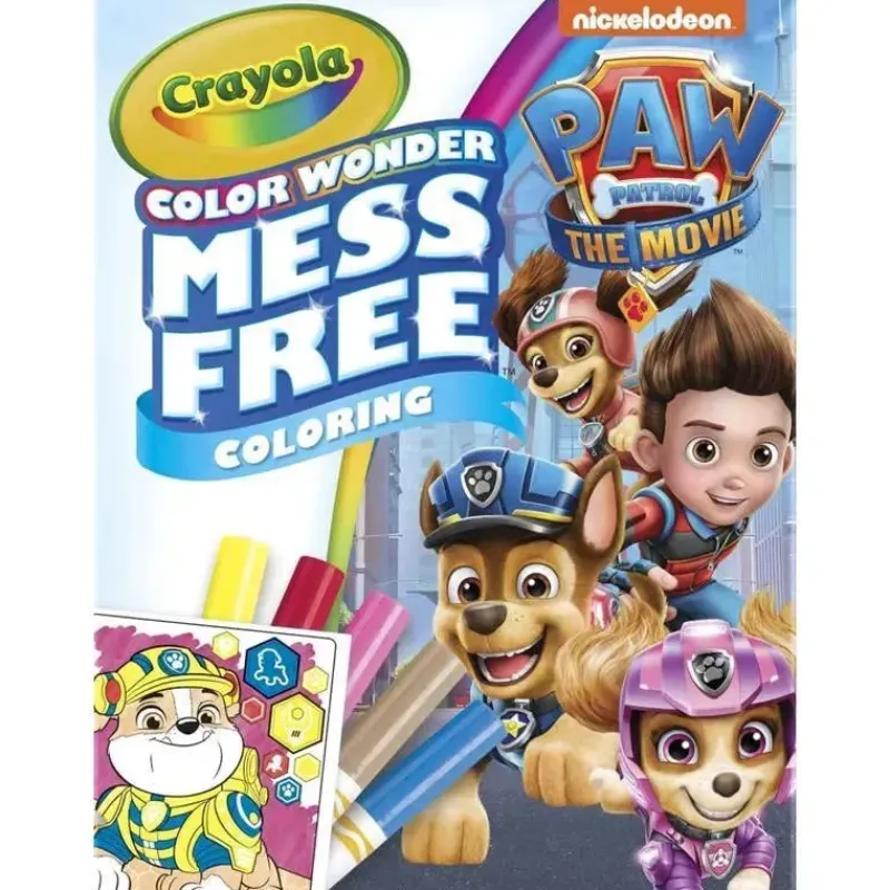 Kids Crayola Paw Patrol|Toys For 3 Year Old*- Color Wonder Coloring Pad & Markers, Paw Patrol