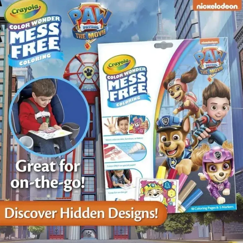 Kids Crayola Paw Patrol|Toys For 3 Year Old*- Color Wonder Coloring Pad & Markers, Paw Patrol