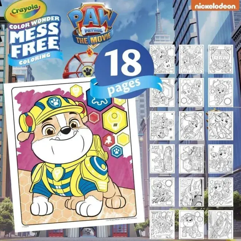Kids Crayola Paw Patrol|Toys For 3 Year Old*- Color Wonder Coloring Pad & Markers, Paw Patrol