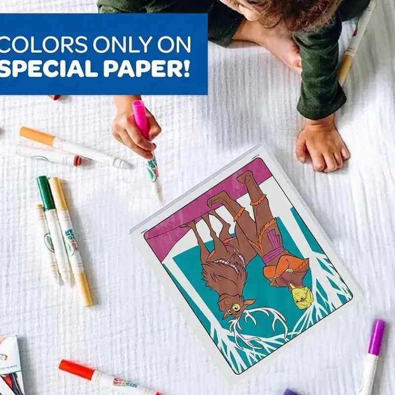 Kids Crayola Frozen|Disney Princess*- Color Wonder Coloring Pad & Markers, Frozen