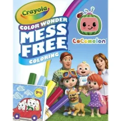 Kids Crayola Cocomelon|Toys For 3 Year Old*- Color Wonder Coloring Pad & Markers, Cocomelon