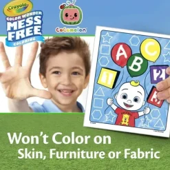Kids Crayola Cocomelon|Toys For 3 Year Old*- Color Wonder Coloring Pad & Markers, Cocomelon