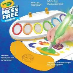 Crayola Cool Baby Products*- Color Wonder Magic Light Brush, Mess Free Painting