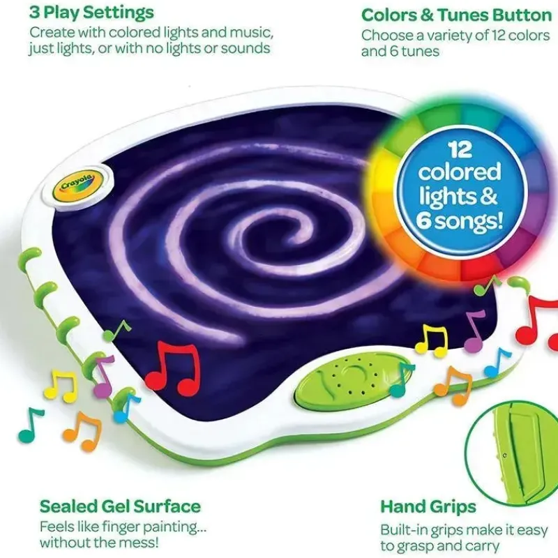 Kids Crayola Toys For 3 Year Old|Toys For 2 Year Old*- Mess-Free Touch Lights