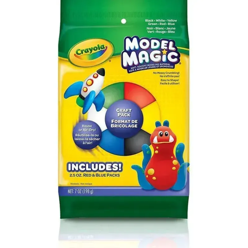 Kids Crayola Toys For 3 Year Old|Coloring*- Model Magic Craft Pack