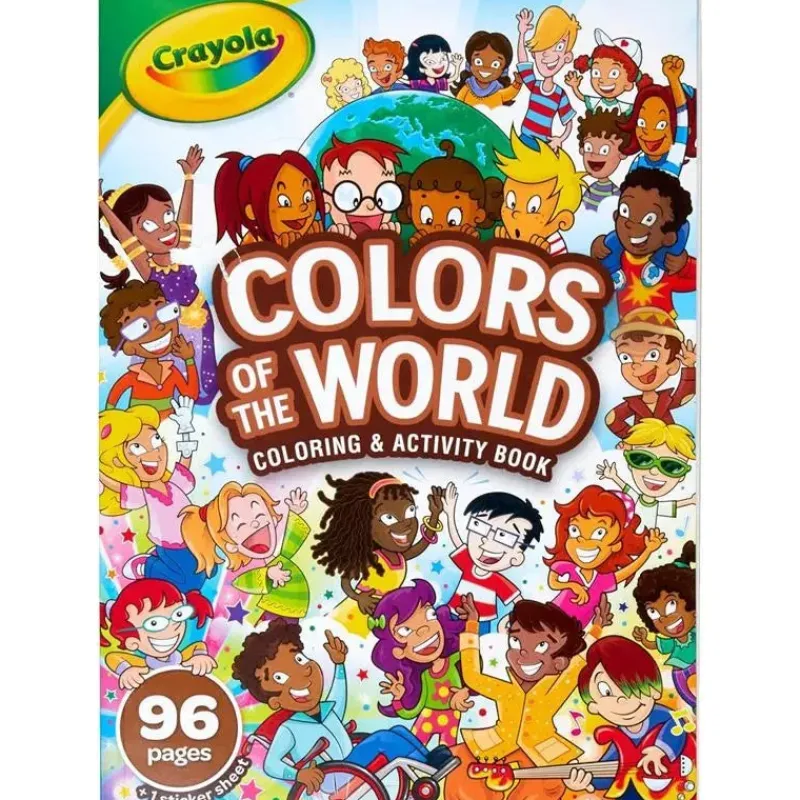 Crayola Coloring|Books For Babies*- 96-Page Coloring Book, Colors Of The World