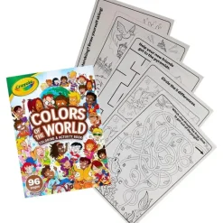 Crayola Coloring|Books For Babies*- 96-Page Coloring Book, Colors Of The World