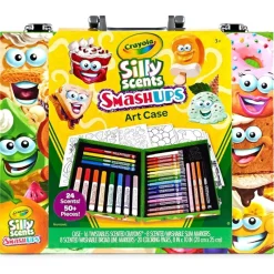 Crayola Coloring*- Silly Scents Mini Inspiration Art Case, Scented Crayons & Markers Set