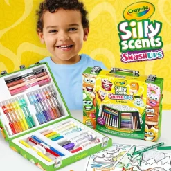 Crayola Coloring*- Silly Scents Mini Inspiration Art Case, Scented Crayons & Markers Set