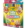 Crayola Coloring*- Silly Scents Smashups, Dual-Ended Washable Broad Line Markers, 10 Count