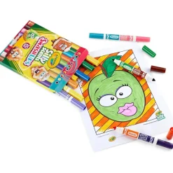 Crayola Coloring*- Silly Scents Smashups, Dual-Ended Washable Broad Line Markers, 10 Count