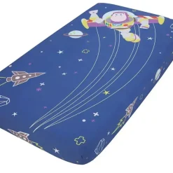 Crown Crafts Toy Story|Crib & Bed Sheets*- Disney Buzz Lightyear Photo Crib Fitted Sheet