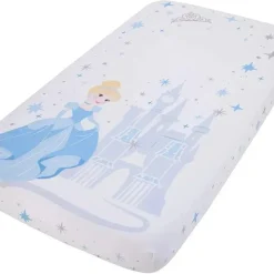 Crown Crafts Crib & Bed Sheets*- Disney Cinderalla Photo Crib Fitted Sheet
