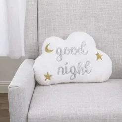 Crown Crafts Pillows & Head Support*- Little Love By Nojo Goodnight Cloud Decorative Pillow