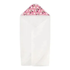 Cudlie Mickey & Minnie|Baby Bath Towels*- Disney Baby Girl 2Pk Rolled/Carded Hooded Towels, Minnie Mouse