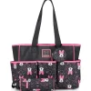 Cudlie Tote Bags*- Minnie Multi Pc Set Toss Print Diaper Bag