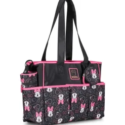 Cudlie Tote Bags*- Minnie Multi Pc Set Toss Print Diaper Bag