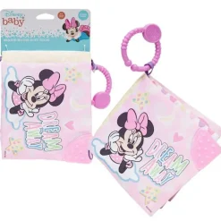 Cudlie Mickey & Minnie|Books For Babies*- Minnie Soft Crinkle Book, It's a Girl