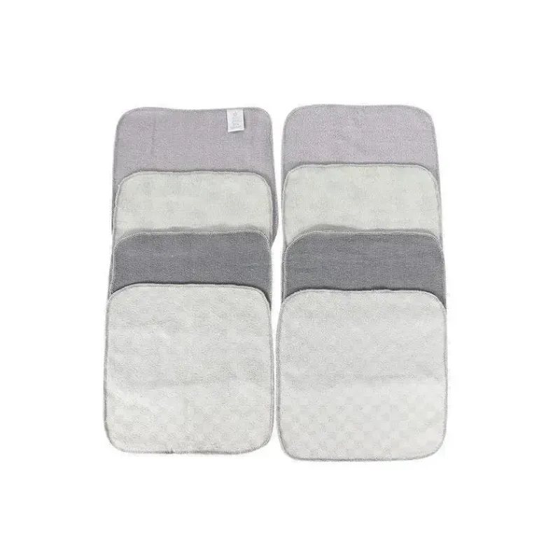 Cudlie Baby Washcloths*- 8Pc Rolled Wc On Card - Elephant Check New