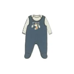 Cudlie Baby Sets*- 2Pk Baby Boy Jumper & Bodysuit Little Guy, Blue