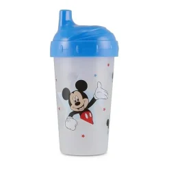 Cudlie Mickey & Minnie|Straw, Sippy & Training Cups*- 2Pk Disney Mickey Mouse Hard Spout, Stars