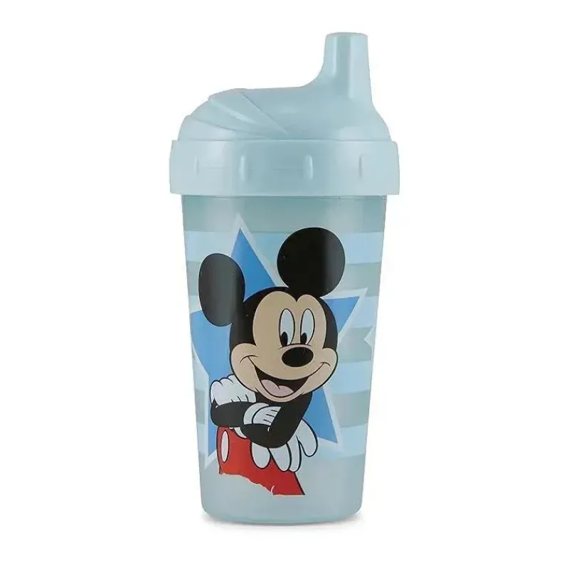 Cudlie Mickey & Minnie|Straw, Sippy & Training Cups*- 2Pk Disney Mickey Mouse Hard Spout, Stars