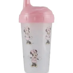 Cudlie Mickey & Minnie|Straw, Sippy & Training Cups*- 2Pk Disney Minnie Mouse Hard Spout, Dancing