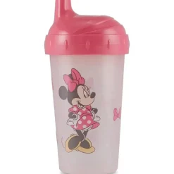 Cudlie Mickey & Minnie|Straw, Sippy & Training Cups*- 2Pk Disney Minnie Mouse Hard Spout, Pose & Bows